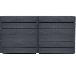 Garantia Kunststoff-Hochbeet Ergo Quadro Stone inkl. Wassersparsystem