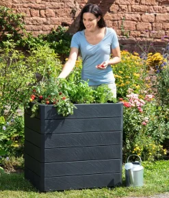Garantia Kunststoff-Hochbeet Ergo Stone inkl. Wassersparsystem