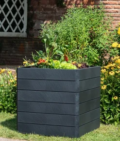 Garantia Kunststoff-Hochbeet Ergo Quadro Stone inkl. Wassersparsystem