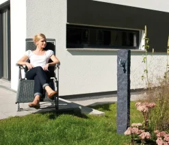 Garantia Kunststoff-Wasserzapfsäule Granit, ca. H100 cm