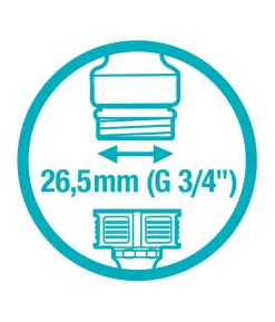 GARDENA Hahnverbinder, 26,5 mm (G 3/4