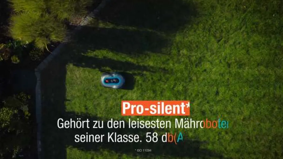 GARDENA Mähroboter smart SILENO free 600 m² Set, ca. B43/H63/T26 cm