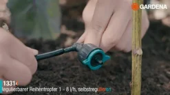 GARDENA Micro-Drip-System Regulierbarer Reihentropfer druckkompensierend, 5 Stk.