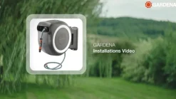 GARDENA Wand-Schlauchbox RollUp M/L, ca. 25 m