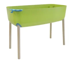 Gardenico Kids Kunststoff-Hochbeet für Kinder, hellgrün, ca. B38/H56/T76 cm