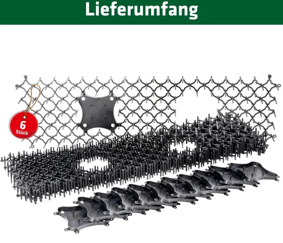 Gardigo Tier-Barrierestreifen, ca. B47/T15 cm, 6er-Set