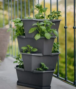 Gusta Garden Kartoffelturm Paul Potato Starter, 4 Etagen, ca. B44/H65/T44 cm