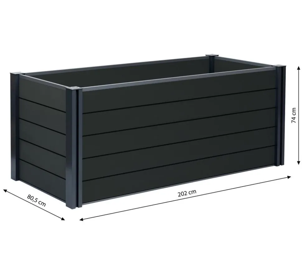Gutta Hochbeet Elevada, ca. B202/H74/T80,5 cm