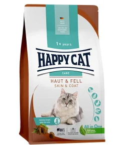 Happy Cat Trockenfutter für Katzen Care Haut & Fell