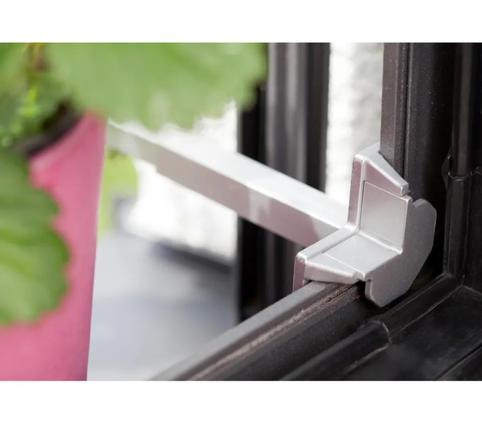 Hecht Aluminium-Blumenkastenhalterung Flora, 74-110 x 15,5-19 cm