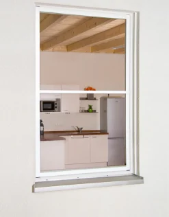 Hecht Fliegengitter Fensterbausatz Master Slim XL, ca. B130/H220 cm