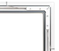 Hecht Fliegengitter Fensterbausatz COMPACT, ca. B100/H120 cm