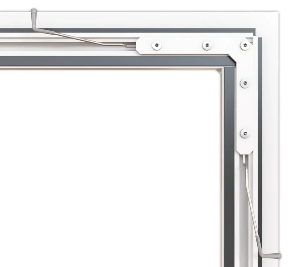 Hecht Fliegengitter Fensterbausatz COMPACT, ca. B100/H120 cm