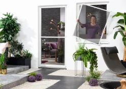 Hecht Fliegengitter Fenster mit Pollenschutz, ca B100/H120 cm