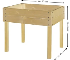 Hecht Holz-Kinderhochbeet, ca. B45/H40/T45 cm
