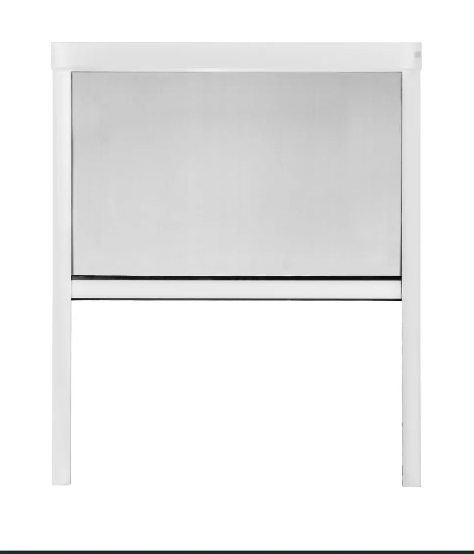 Hecht Insektenschutzrollo elektrisch, inkl. Solarpanel, ca. B130/H160 cm