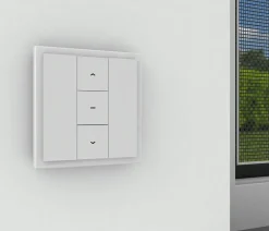 Hecht Insektenschutzrollo elektrisch, inkl. Solarpanel, ca. B110/H220 cm