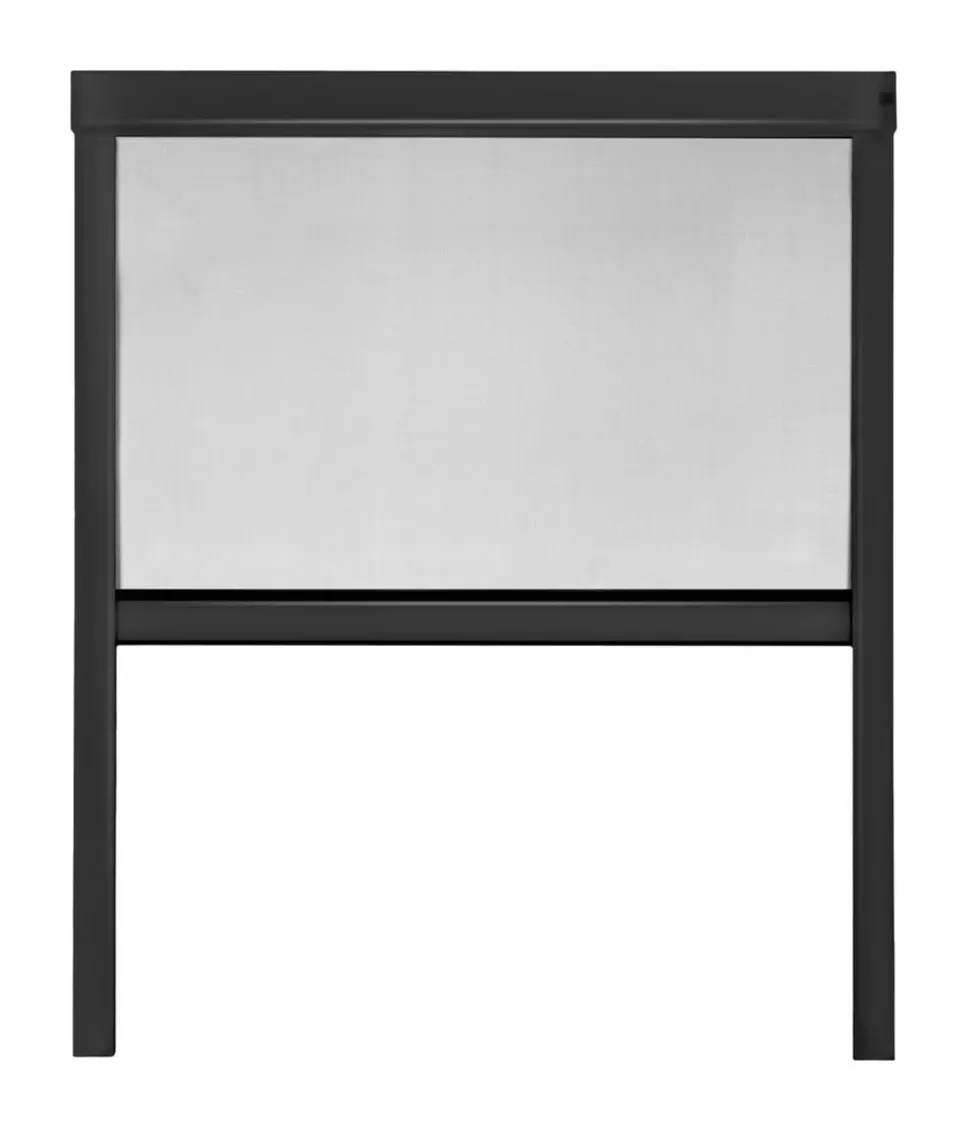 Hecht Insektenschutzrollo elektrisch, inkl. Solarpanel, ca. B130/H160 cm