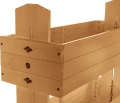 Hecht Vertikales Holz-Hochbeet Cube 4, ca. B82/H145/T50 cm