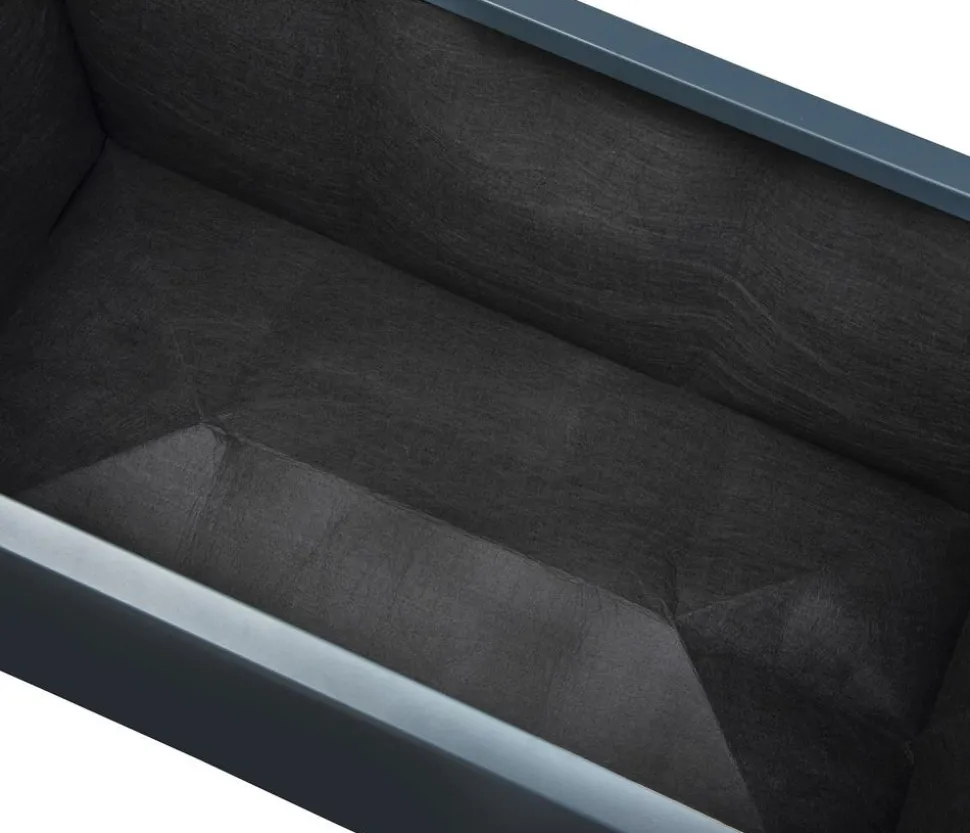 Herstera Filz-Pflanztasche, quadratisch, schwarz