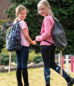 HKM KIDS Hobby Horsing Transportbeutel, navy mit Sternchen