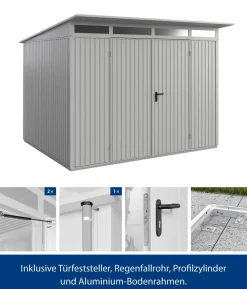 Hörmann Berry-Gerätehaus Classic-P Typ 3, ca. B312,7/H232,3/T283,4 cm
