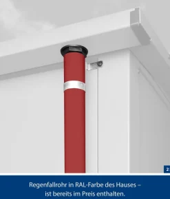Hörmann Berry-Gerätehaus Classic-S Typ 3, ca. B323,6/H219,4/T247,7 cm