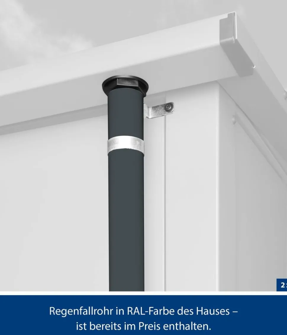 Hörmann Berry-Gerätehaus Classic-S Typ 3, ca. B323,6/H219,4/T247,7 cm