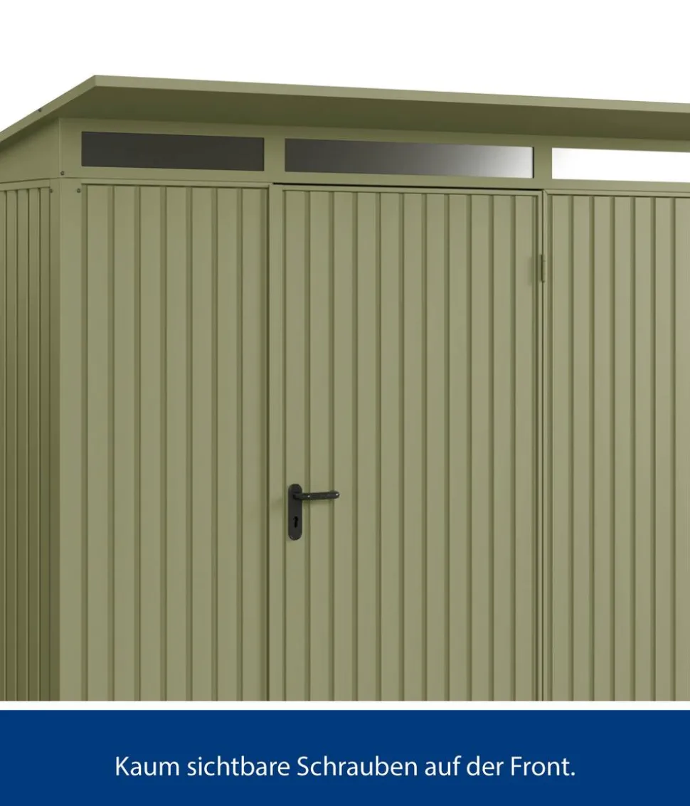Hörmann Berry-Gerätehaus Classic-P Typ 1, ca. B247,9/H228,6/T153 cm