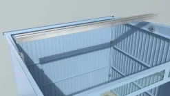 Hörmann Berry-Gerätehaus Classic-P Typ 2, ca. B247,9/H232,3/T283,4 cm