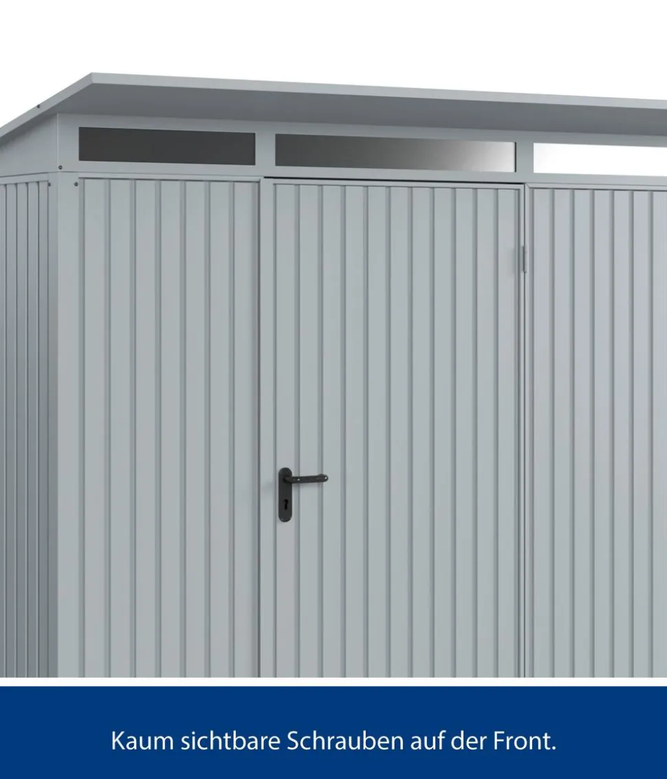 Hörmann Berry-Gerätehaus Classic-P Typ 1, ca. B247,9/H228,6/T153 cm