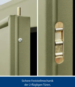 Hörmann Berry-Gerätehaus Classic-S Typ 1, ca. B258,8/H216/T121,3 cm