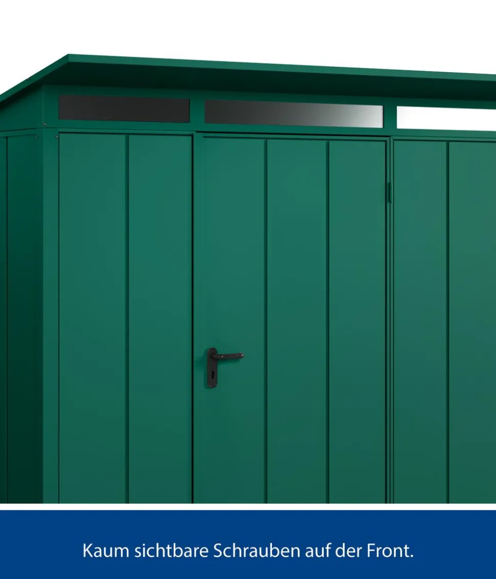 Hörmann Berry-Gerätehaus Modern-P Typ 1, ca. B247,9/H228,6/T153 cm