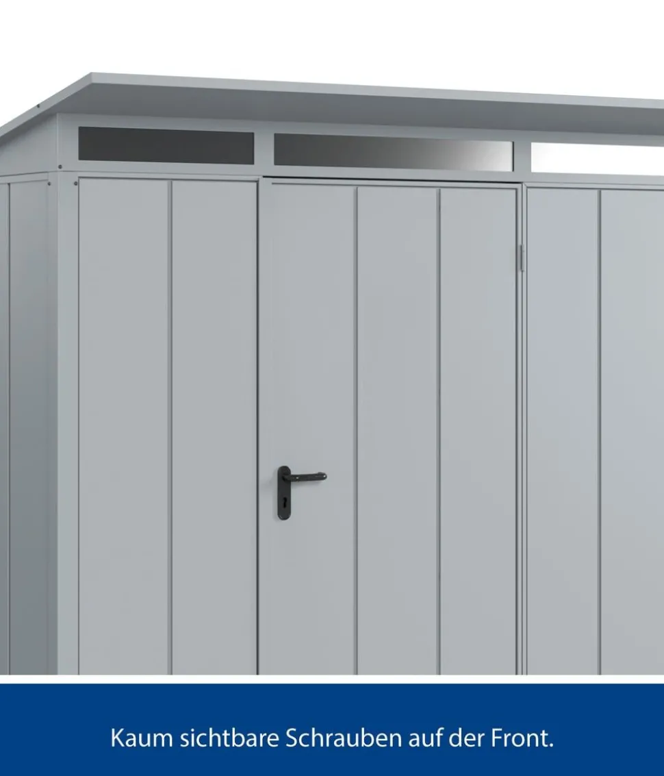Hörmann Berry-Gerätehaus Modern-P Typ 1, ca. B247,9/H228,6/T153 cm