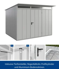 Hörmann Berry-Gerätehaus Modern-P Typ 3, ca. B312,7/H232,3/T283,4 cm