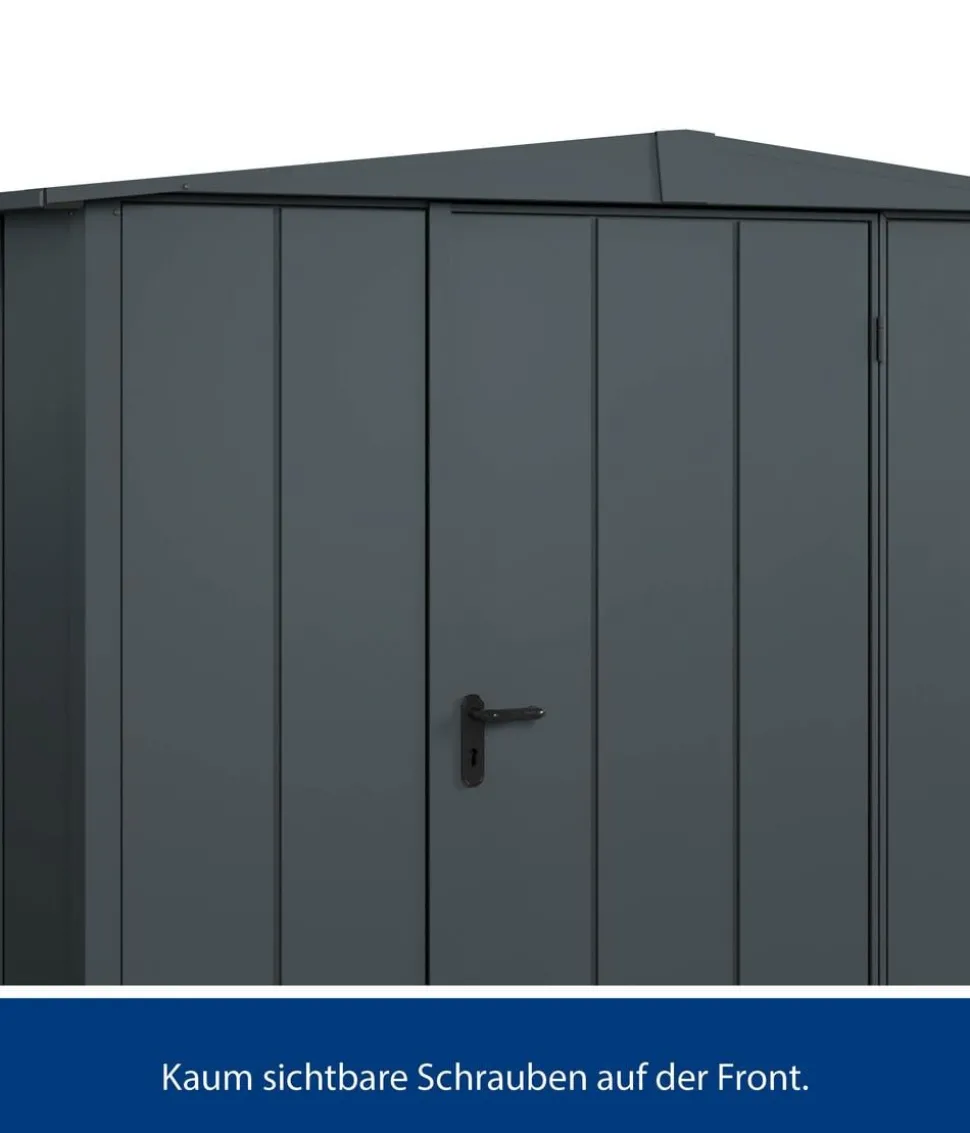 Hörmann Berry-Gerätehaus Modern-S Typ 1, ca. B258,8/H216/T121,3 cm