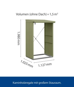 Hörmann Berry-Kaminholzregal Modern
