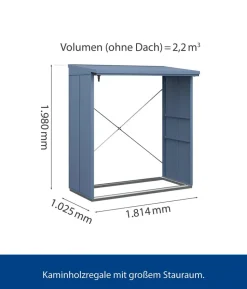 Hörmann Berry-Kaminholzregal Modern
