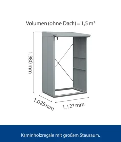 Hörmann Berry-Kaminholzregal Modern