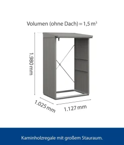 Hörmann Berry-Kaminholzregal Classic