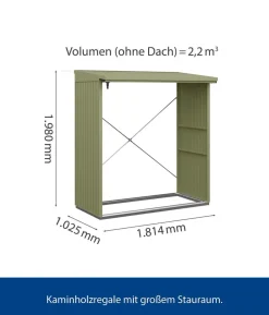 Hörmann Berry-Kaminholzregal Modern