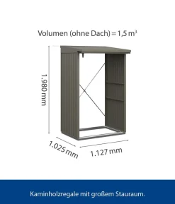 Hörmann Berry-Kaminholzregal Modern