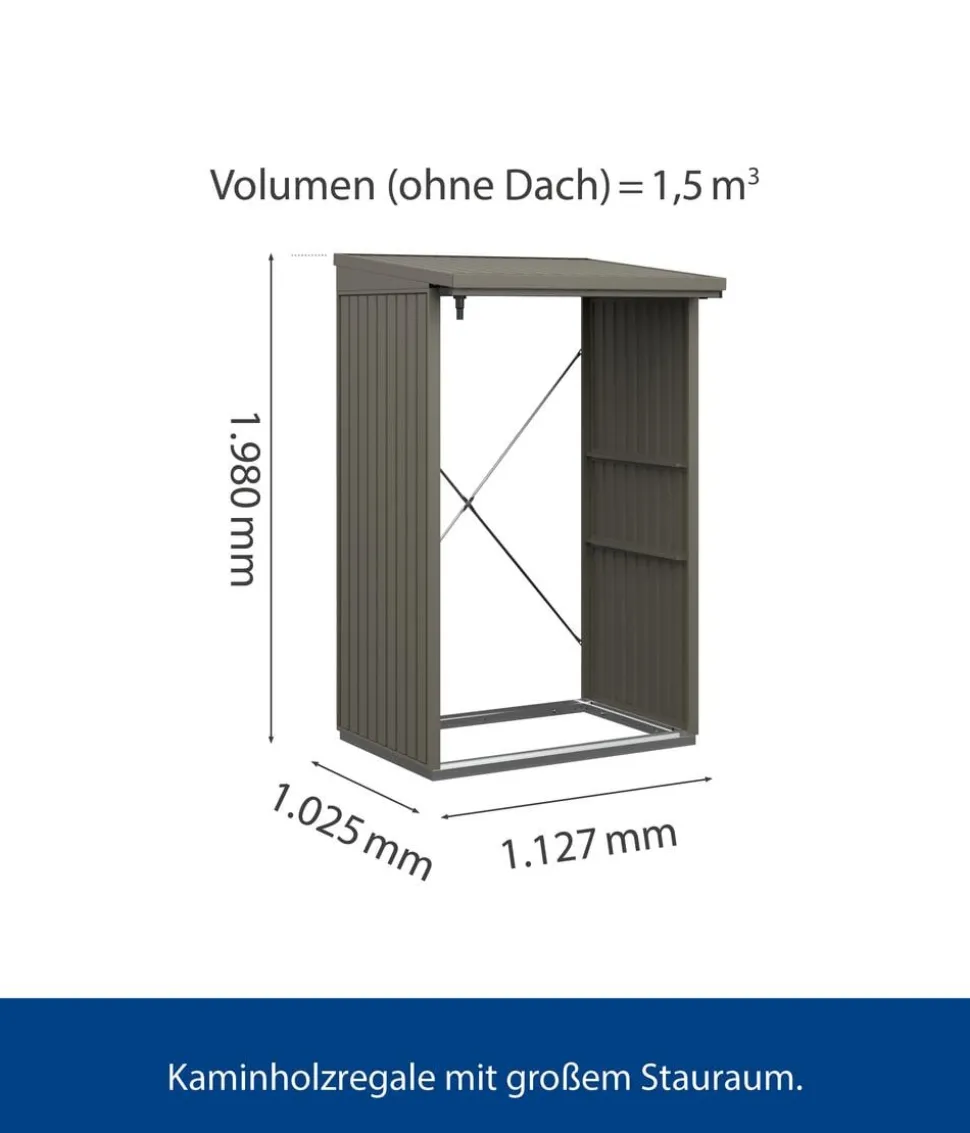 Hörmann Berry-Kaminholzregal Modern