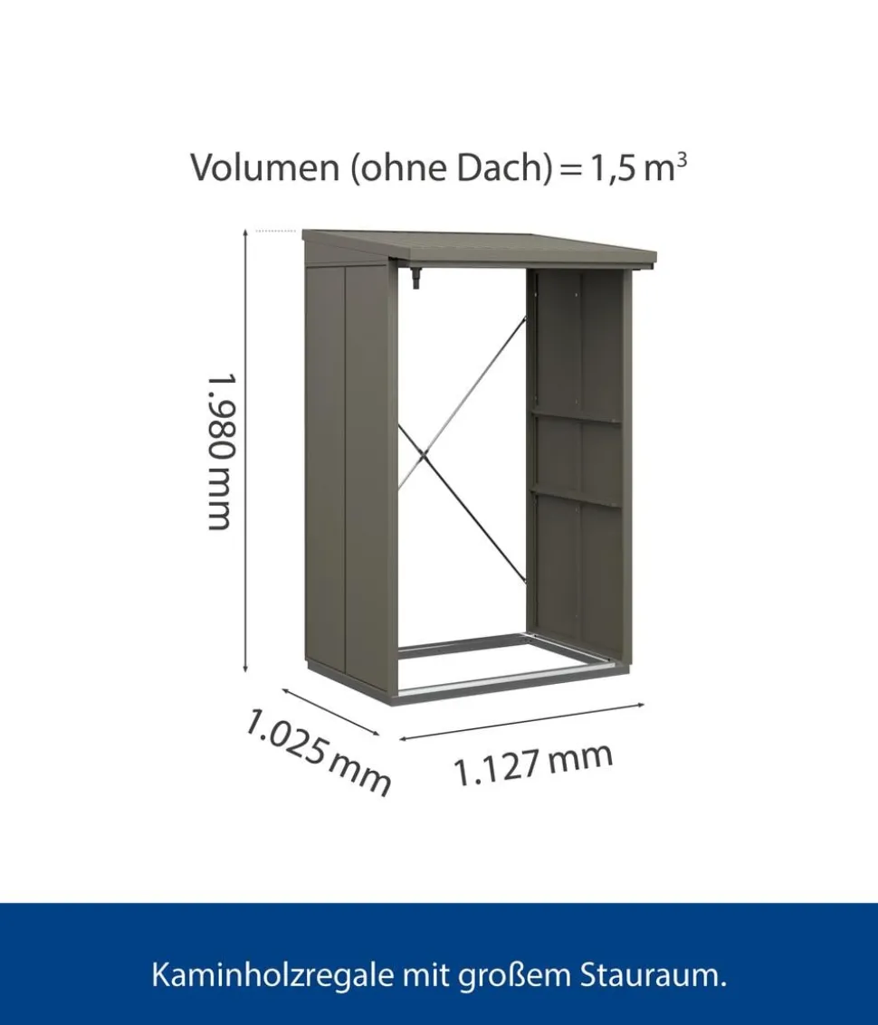 Hörmann Berry-Kaminholzregal Modern
