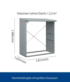 Hörmann Berry-Kaminholzregal Modern