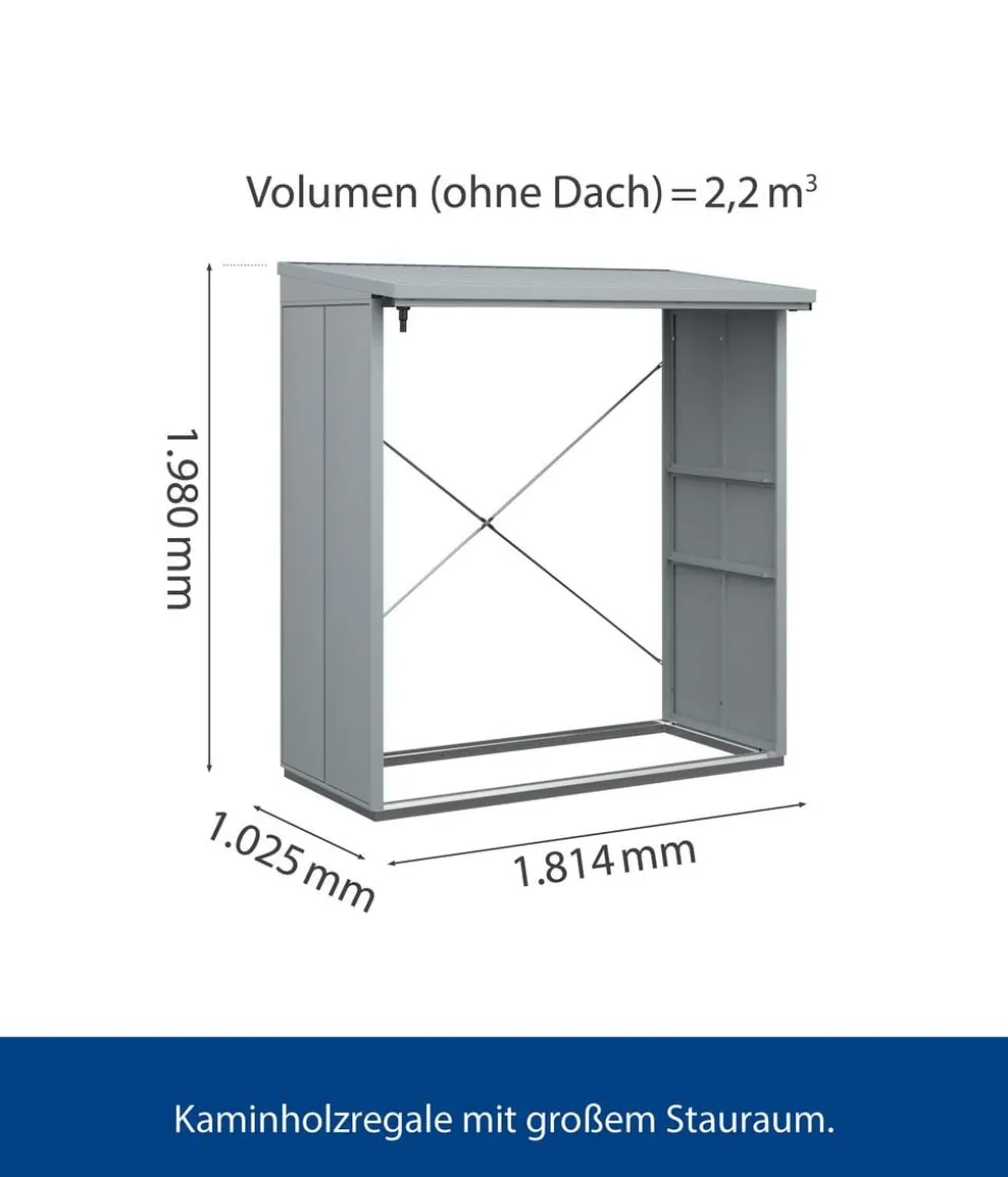 Hörmann Berry-Kaminholzregal Modern