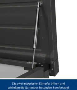 Hörmann Gartenbox Juno Modern 1620, 700 Liter, ca. B166/H72,5/T87,5 cm