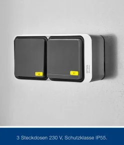 Hörmann Juno Elektropanel mit 1-Phasen-Wechselstrom, ca. B47/H180/T2 cm