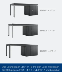 Hörmann Juno Loungedach für JFD5/9/12, ca. B321/H220/T229 cm
