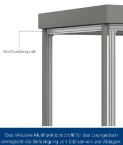 Hörmann Juno Loungedach für JFD5/9/12, ca. B225/H220/T229 cm